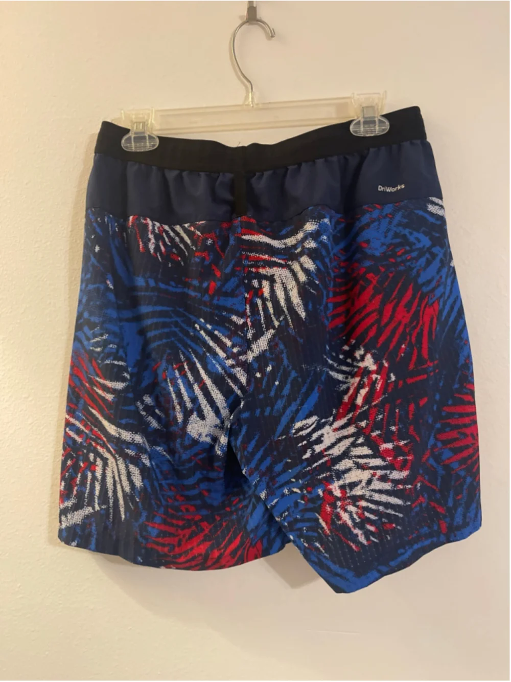 Men's Ocean Pacific Swim Trunks Size S Navy Blue Patterned